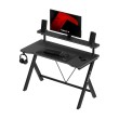 Žaidimų stalas Hero 1.9 Black 120 cm