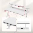 Žaidimų stalas Hero 1.9 White 120 cm Žaidimų stalas Hero 1.9 White 120 cm