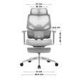 Ergonominė kėdė Expert 8.7 Grey Mesh Ergonominė kėdė Expert 8.7 Grey Mesh