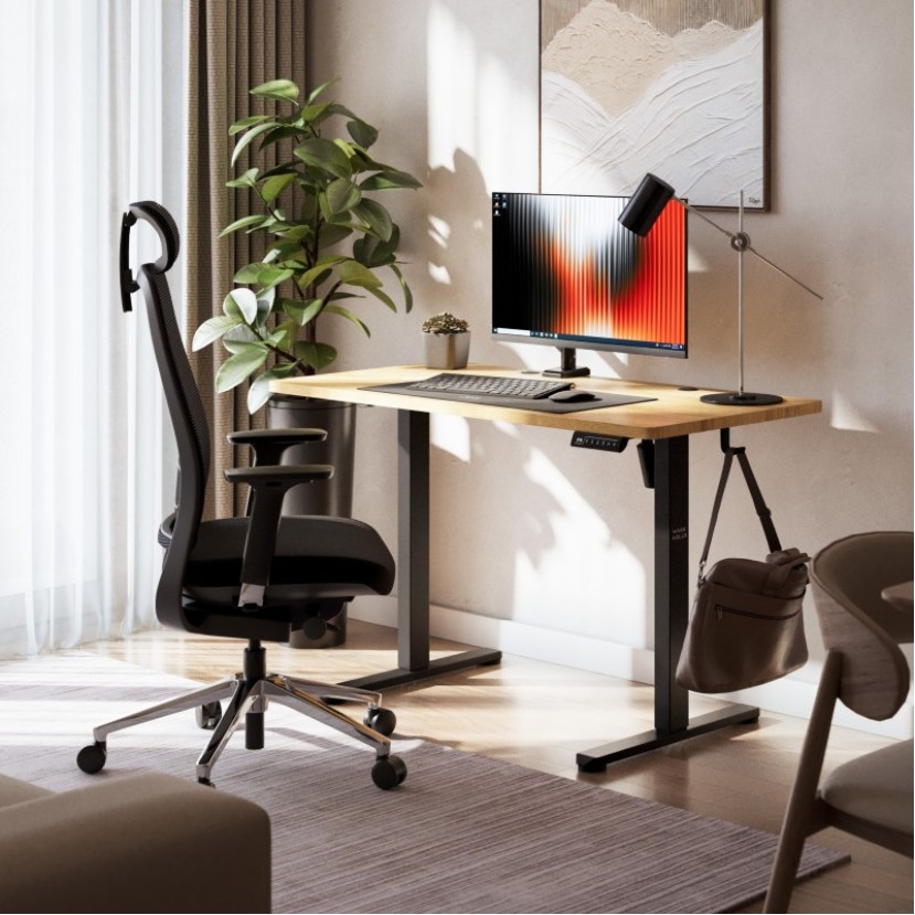 Elektrinis stalas Leader 6.9 Black 120 cm Elektrinis stalas Leader 6.9 Black 120 cm