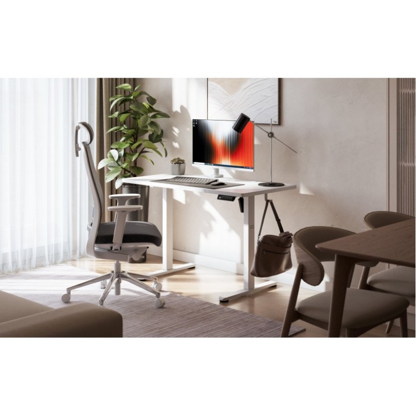 Elektrinis stalas Leader 6.9 White 120 cm Elektrinis stalas Leader 6.9 White 120 cm