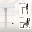 Elektrinis žaidimų stalas Hero 8.1 White Elektrinis žaidimų stalas Hero 8.1 White