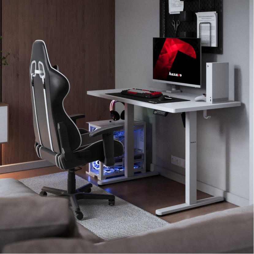 Elektrinis žaidimų stalas Hero 8.1 White Elektrinis žaidimų stalas Hero 8.1 White