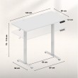 Elektrinis žaidimų stalas Hero 8.1 White Elektrinis žaidimų stalas Hero 8.1 White