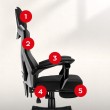 Žaidimų kėdė Combat 3.1 Carbon Žaidimų kėdė Combat 3.1 Carbon