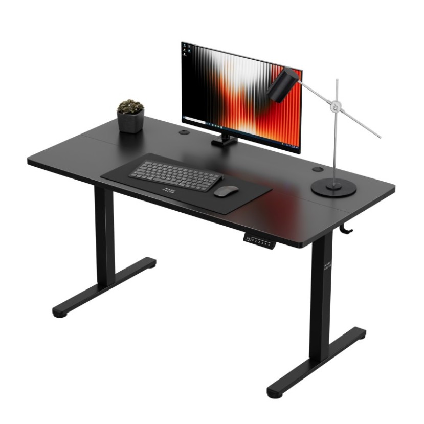 Elektrinis rašomasis stalas Leader 7.3, Black Elektrinis rašomasis stalas Leader 7.3, Black