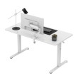 Elektrinis stalas Leader 7.3 White 140 cm Elektrinis stalas Leader 7.3 White 140 cm