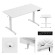 Elektrinis stalas Leader 7.3 White 140 cm Elektrinis stalas Leader 7.3 White 140 cm