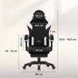 Žaidimų kėdė Force 3.7 White Carbon Žaidimų kėdė Force 3.7 White Carbon