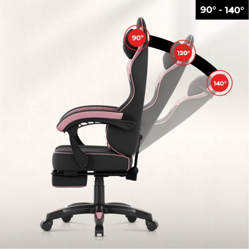 Žaidimų kėdė Force 3.7 Pink Žaidimų kėdė Force 3.7 Pink