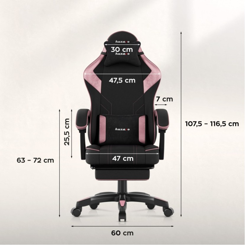 Žaidimų kėdė Force 3.7 Pink Žaidimų kėdė Force 3.7 Pink