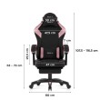 Žaidimų kėdė Force 3.7 Pink Žaidimų kėdė Force 3.7 Pink