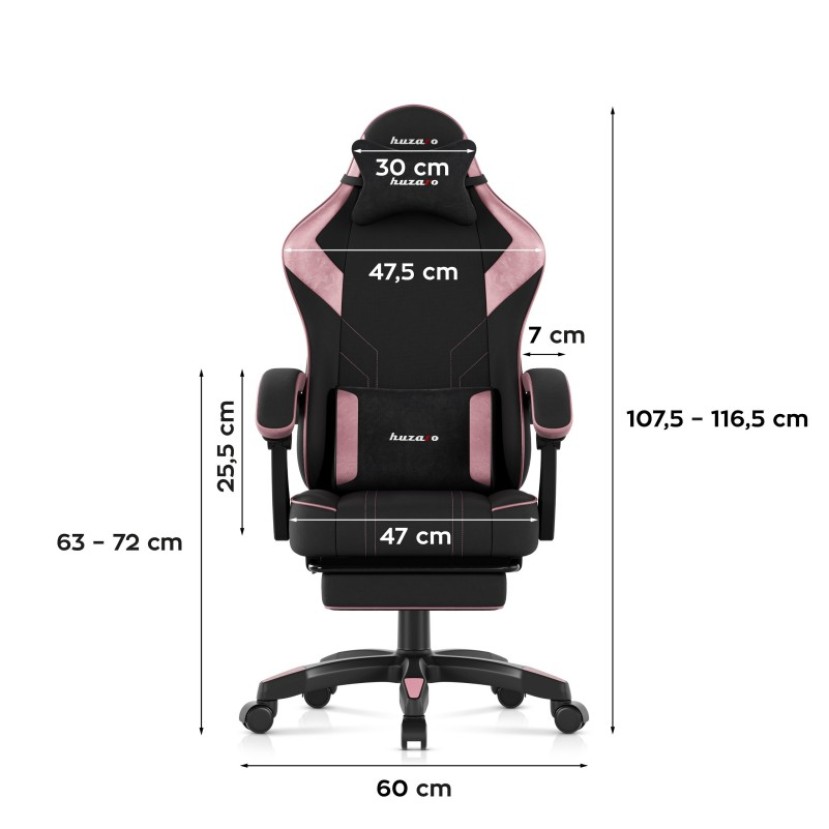 Žaidimų kėdė Force 3.7 Pink Žaidimų kėdė Force 3.7 Pink