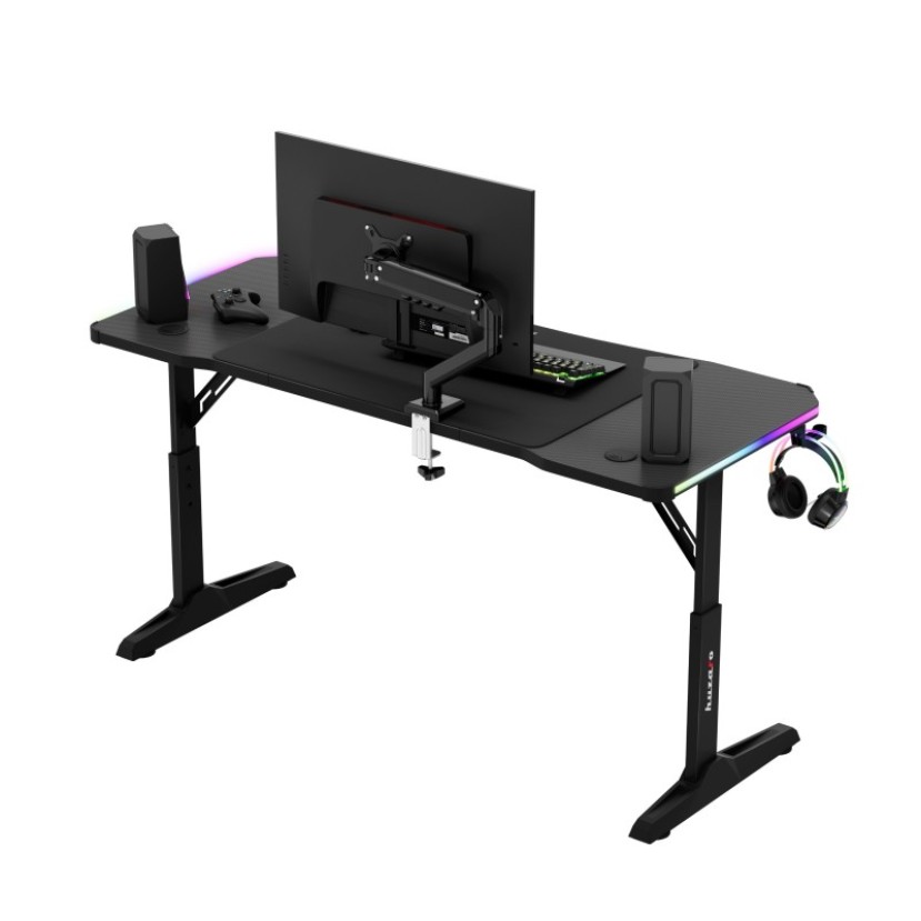 Hero 3.6 RGB žaidimų stalas juodas Hero 3.6 RGB žaidimų stalas juodas