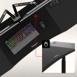 Hero 4.6 RGB Black 160 cm žaidimų stalas Hero 4.6 RGB Black 160 cm žaidimų stalas