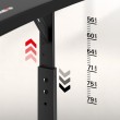 Hero 4.6 RGB Black 160 cm žaidimų stalas Hero 4.6 RGB Black 160 cm žaidimų stalas