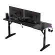 Hero 4.6 RGB Black 160 cm žaidimų stalas Hero 4.6 RGB Black 160 cm žaidimų stalas