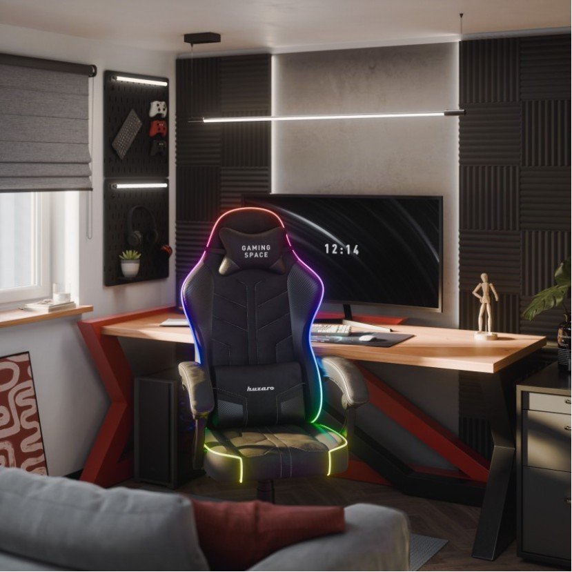 Žaidimų kėdė Force 2.7, RGB Black Žaidimų kėdė Force 2.7, RGB Black