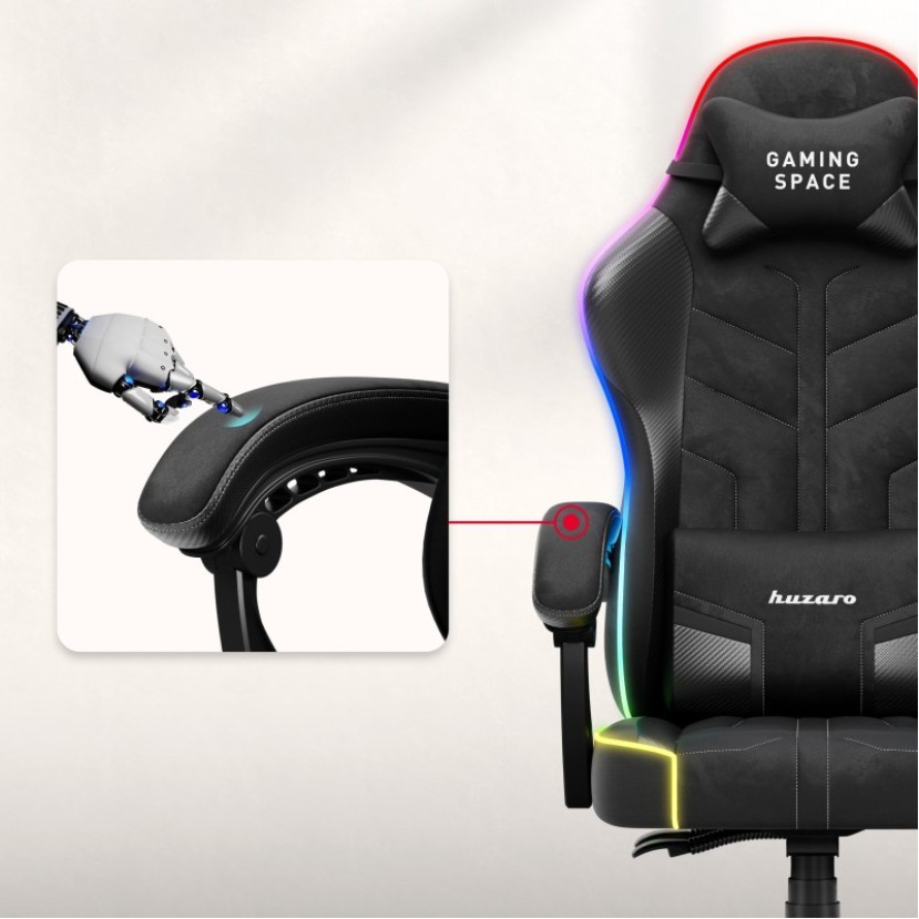 Žaidimų kėdė Force 2.7, RGB Black Žaidimų kėdė Force 2.7, RGB Black