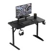 Kompiuterinis stalas su lentyna Leader 5.1, Black 115 cm