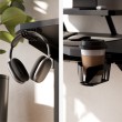 Kompiuterinis stalas su lentyna Leader 5.1, Black 115 cm