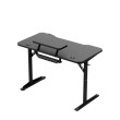 Kompiuterinis stalas su lentyna Leader 5.1, Black 115 cm
