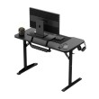 Kompiuterinis stalas su lentyna Leader 5.1, Black 115 cm