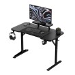 Kompiuterinis stalas su lentyna Leader 5.1, Black 115 cm