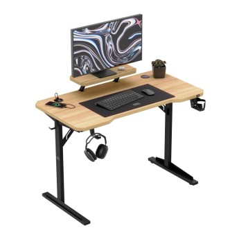 Kompiuterinis stalas su lentyna Leader 5.1, Oak 115 cm