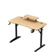 Kompiuterinis stalas su lentyna Leader 5.1, Oak 115 cm Kompiuterinis stalas su lentyna Leader 5.1, Oak 115 cm