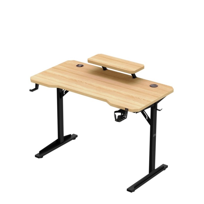 Kompiuterinis stalas su lentyna Leader 5.1, Oak 115 cm Kompiuterinis stalas su lentyna Leader 5.1, Oak 115 cm