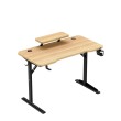 Kompiuterinis stalas su lentyna Leader 5.1, Oak 115 cm Kompiuterinis stalas su lentyna Leader 5.1, Oak 115 cm