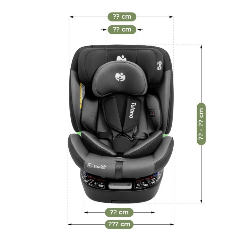 Loom 35 Black Grey automobilinė kėdutė Loom 35 Black Grey automobilinė kėdutė