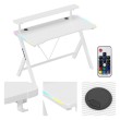 Hero 1.9 RGB White žaidimų stalas 120 cm Hero 1.9 RGB White žaidimų stalas 120 cm