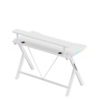 Hero 1.9 RGB White žaidimų stalas 120 cm Hero 1.9 RGB White žaidimų stalas 120 cm