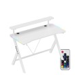 Hero 1.9 RGB White žaidimų stalas 120 cm Hero 1.9 RGB White žaidimų stalas 120 cm