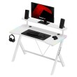 Hero 1.9 RGB White žaidimų stalas 120 cm Hero 1.9 RGB White žaidimų stalas 120 cm