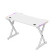 Hero 2.3 RGB White žaidimų stalas 120 cm Hero 2.3 RGB White žaidimų stalas 120 cm
