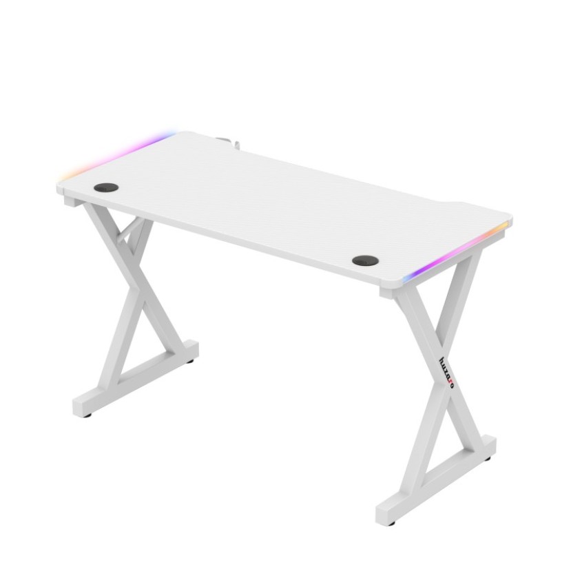 Hero 2.3 RGB White žaidimų stalas 120 cm Hero 2.3 RGB White žaidimų stalas 120 cm