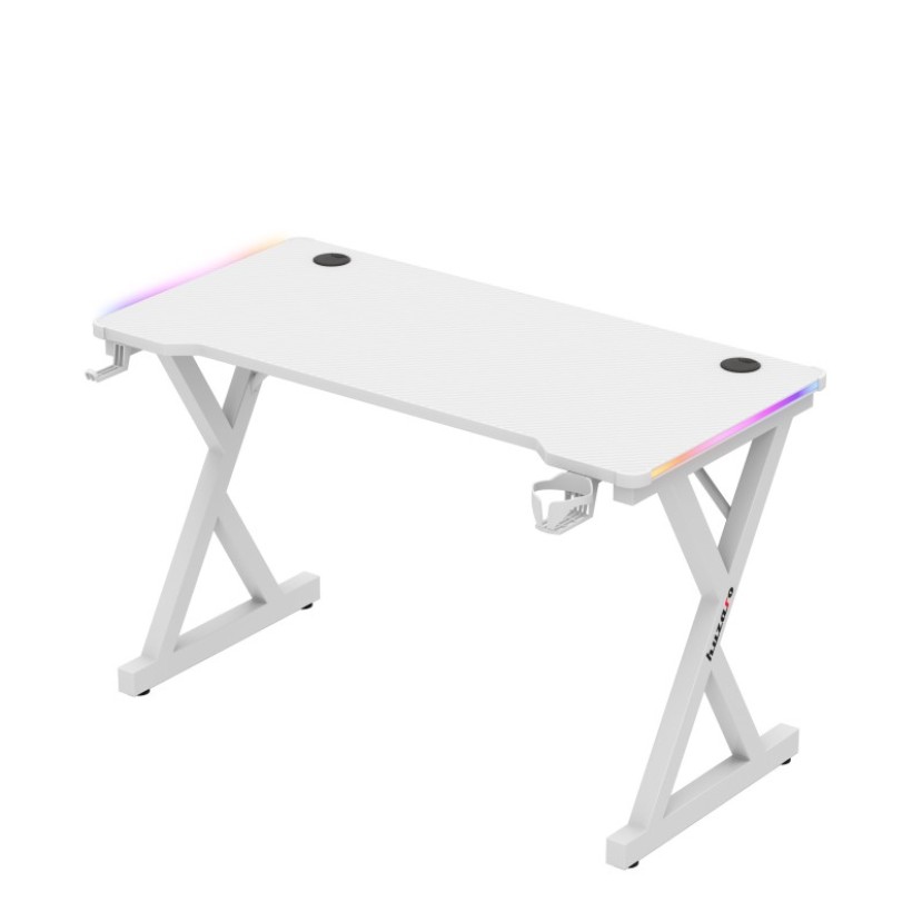 Hero 2.3 RGB White žaidimų stalas 120 cm Hero 2.3 RGB White žaidimų stalas 120 cm