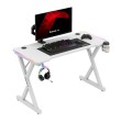 Hero 2.3 RGB White žaidimų stalas 120 cm Hero 2.3 RGB White žaidimų stalas 120 cm