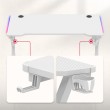 Hero 2.3 RGB White žaidimų stalas 120 cm Hero 2.3 RGB White žaidimų stalas 120 cm