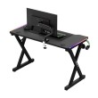 Hero 2.3 RGB žaidimų stalas 120 cm Hero 2.3 RGB žaidimų stalas 120 cm