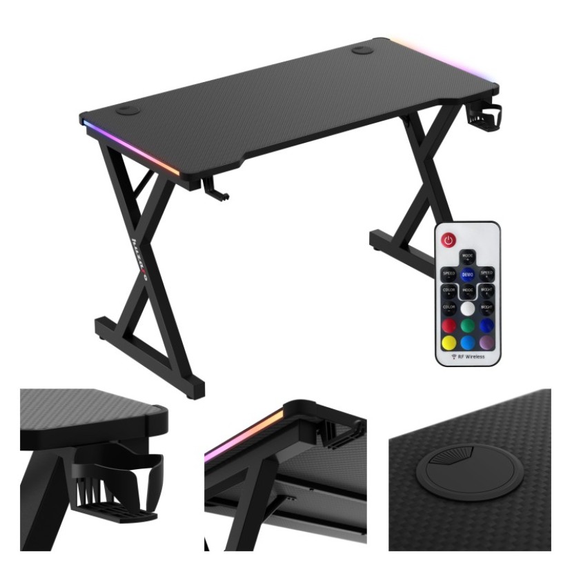 Hero 2.3 RGB žaidimų stalas 120 cm Hero 2.3 RGB žaidimų stalas 120 cm