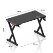 Hero 2.3 RGB žaidimų stalas 120 cm Hero 2.3 RGB žaidimų stalas 120 cm