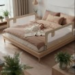 Apsauginis lovos turėklas 30 smėlio spalvos 200 cm