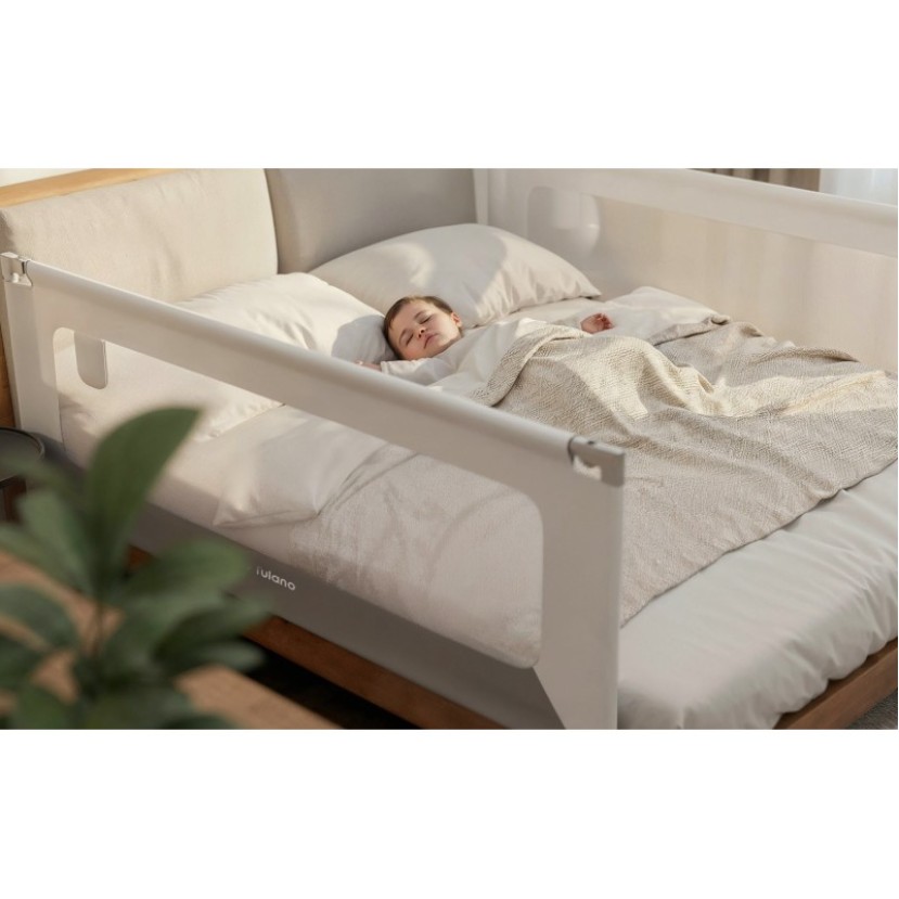 Apsauginiai turėklai lovai Tulano Cover 44 White-Grey 140 cm Apsauginiai turėklai lovai Tulano Cover 44 White-Grey 140 cm
