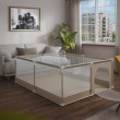 Kūdikių lovytė "Cozy 25 Beige" - 150 cm