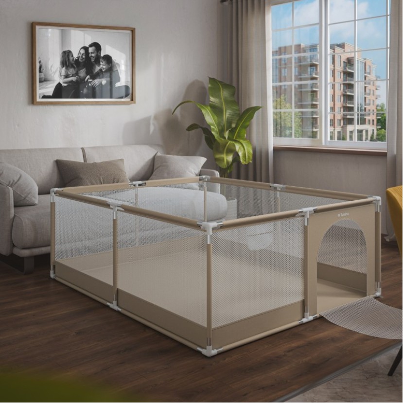 Kūdikių lovytė "Cozy 25 Beige" - 150 cm