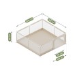 Vaikiška žaidimų aikštelė Cozy 28 Beige - 200 cm Vaikiška žaidimų aikštelė Cozy 28 Beige - 200 cm